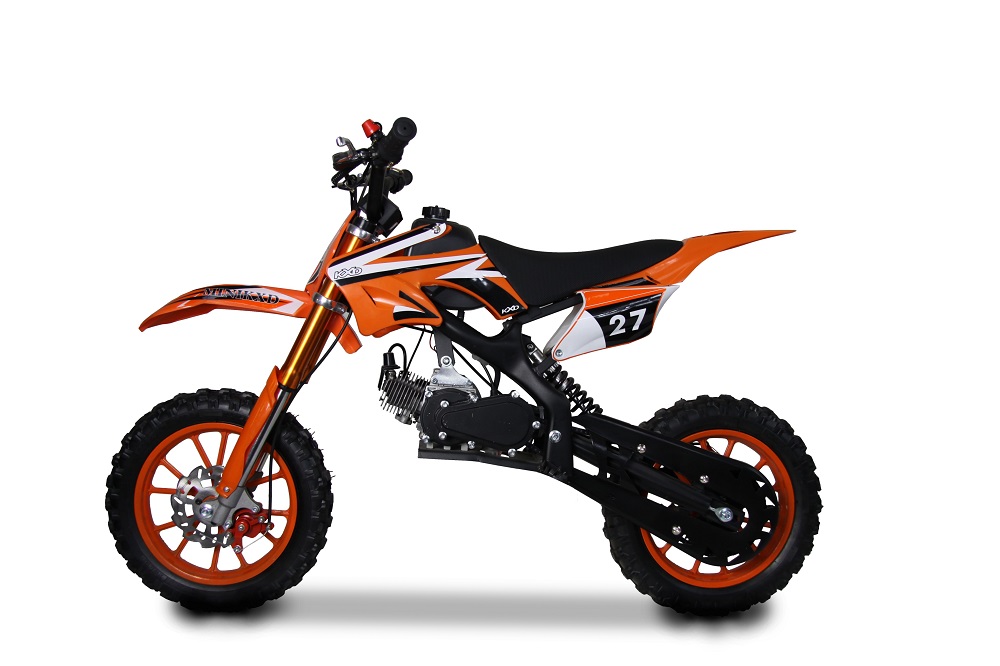 Minicrosser Mini dirt bike 2takt 49cc KXD 701 rood